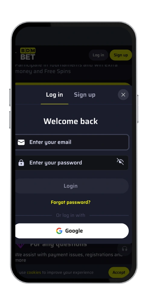 BDM Bet casino aceder